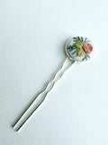 Dainty Hand Embroidered Hair Pin