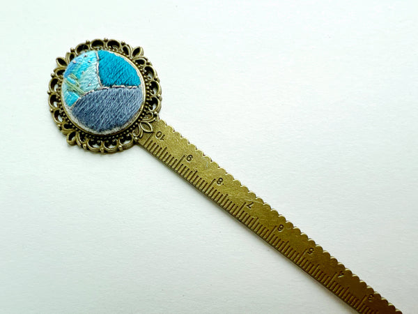 Vintage Style Embroidered Bookmark