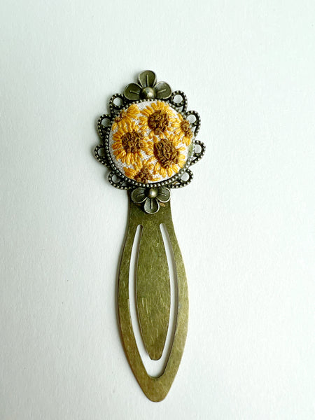 Vintage Style Embroidered Bookmark