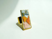 Adjustable Embroidered Ring (One Size Fits Most)