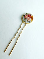 Dainty Hand Embroidered Hair Pin
