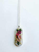 Hand Embroidered Pendant