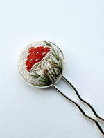 Dainty Hand Embroidered Hair Pin