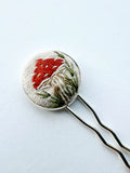 Dainty Hand Embroidered Hair Pin