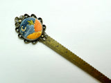 Vintage Style Embroidered Bookmark