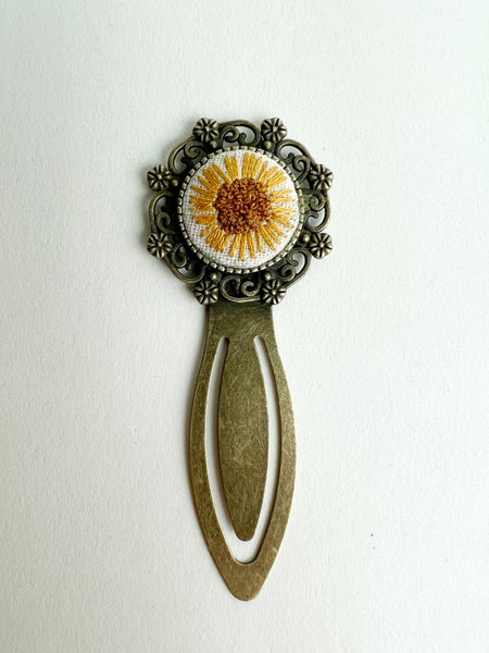 Vintage Style Embroidered Bookmark