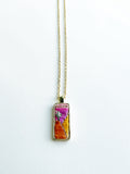Mini Hand Embroidered Pendant