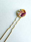 Dainty Hand Embroidered Hair Pin