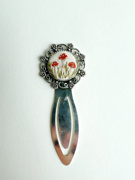 Vintage Style Embroidered Bookmark