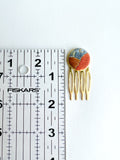 Hand Embroidered Hair Comb