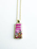 Mini Hand Embroidered Pendant