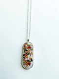 Hand Embroidered Pendant