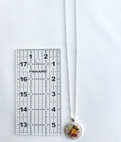 Hand Embroidered Pendant