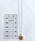 Hand Embroidered Pendant