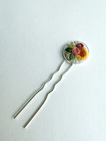 Dainty Hand Embroidered Hair Pin