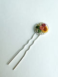 Dainty Hand Embroidered Hair Pin