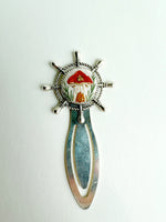 Vintage Style Embroidered Bookmark