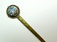 Vintage Style Embroidered Bookmark
