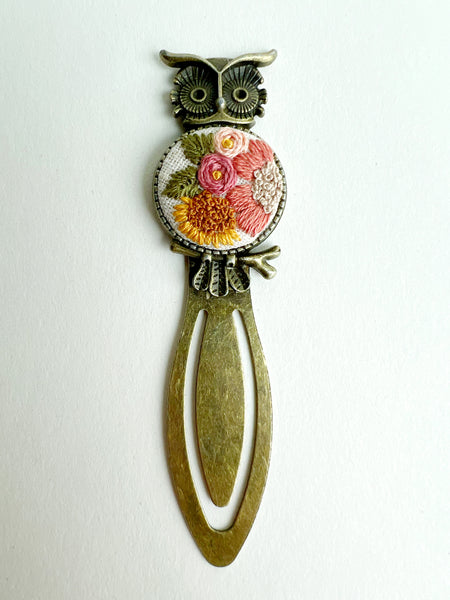 Vintage Style Embroidered Bookmark