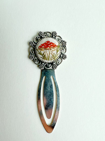 Vintage Style Embroidered Bookmark