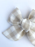 Gingham in Neutral
