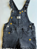 Hand Embroidered Denim Overalls - Oshkosh - size 2t