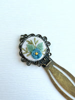 Vintage Style Embroidered Bookmark