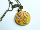 Hand Embroidered Pendant