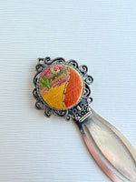 Vintage Style Embroidered Bookmark