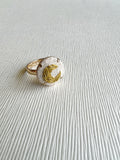 Hand Embroidered Adjustable Ring