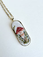 Hand Embroidered Pendant