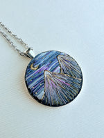 Large Hand Embroidered Pendant