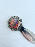 Vintage Style Embroidered Bookmark