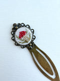 Vintage Style Embroidered Bookmark