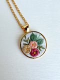 Hand Embroidered Pendant
