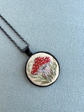 Hand Embroidered Pendant