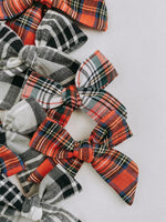 White Holiday Plaid