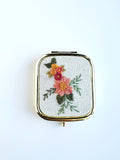 Hand Embroidered Pocket Mirror