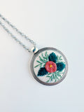 Hand Embroidered Pendant