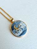 Hand Embroidered Pendant