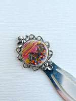 Vintage Style Embroidered Bookmark