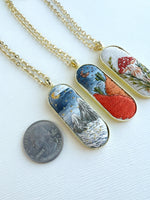 Hand Embroidered Pendant