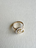 Hand Embroidered Adjustable Ring