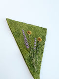 Hand Embroidered Corner Bookmark