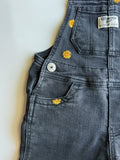 Hand Embroidered Denim Overalls - Oshkosh - size 2t