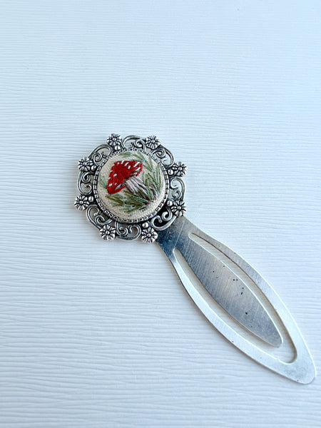 Vintage Style Embroidered Bookmark