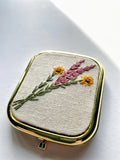 Hand Embroidered Pocket Mirror