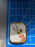 Hand Embroidered Pocket Mirror