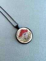 Hand Embroidered Pendant