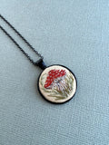 Hand Embroidered Pendant